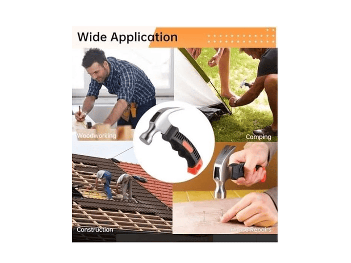 Mini Martillo Garra Martillo De Uña Mango De Goma 13681 6