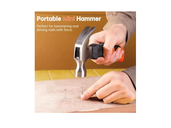 Mini Martillo Garra Martillo De Uña Mango De Goma 13681 7