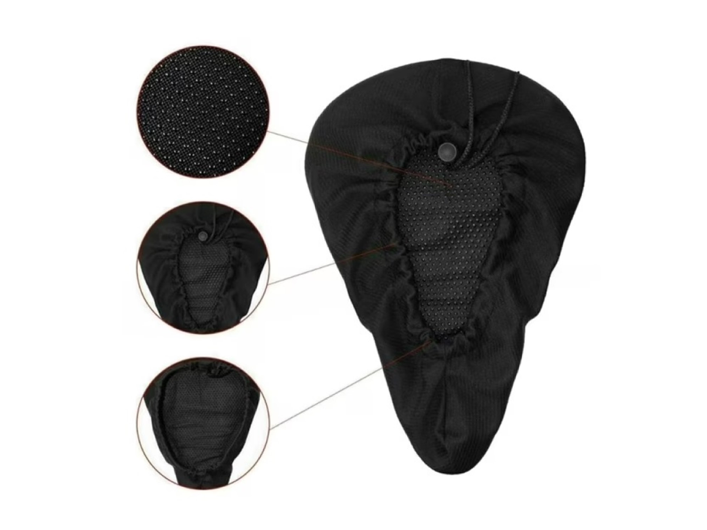 Cubre Asiento Sillín Universal Acolchado Bicicleta 14877 6