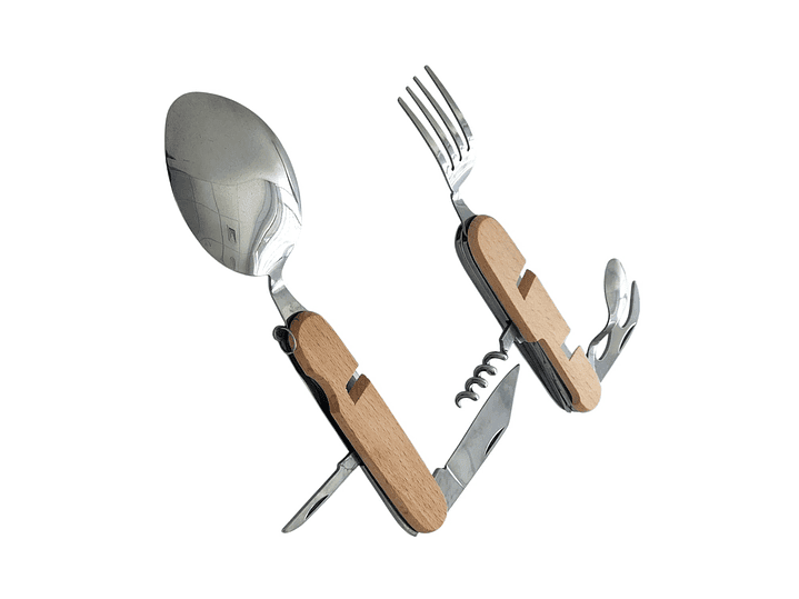 Set de Cubiertos Separables para Camping 7 Funciones 16373 4