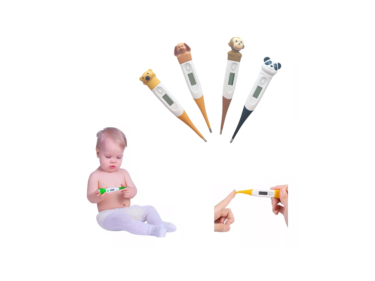 Termómetro Digital Punta Flexible Para Bebes 20127 7