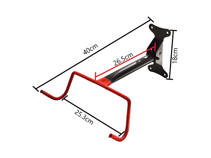 Soporte de Pared Plegable para Bicicleta 60574 10