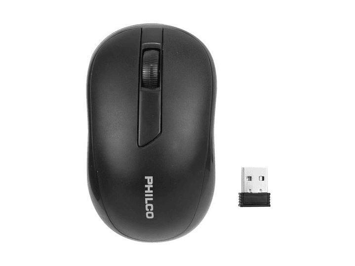 Mouse óptico Inalámbrico 210wn Negro Philco 1