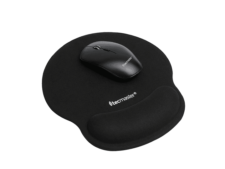 Mousepad Gel Ergonómico TM-100557 Tecmaster Negro 2