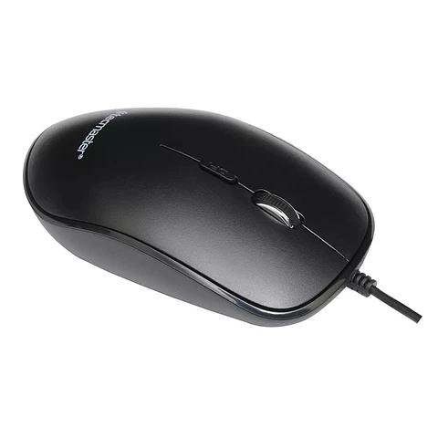 Mouse Óptico con Cable USB 1600 dpi Tecmaster Negro