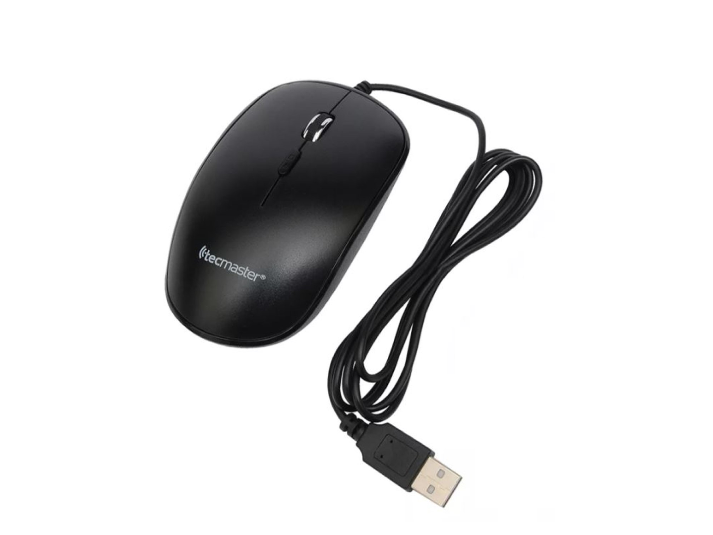 Mouse Óptico con Cable USB 1600 dpi Tecmaster Negro 4