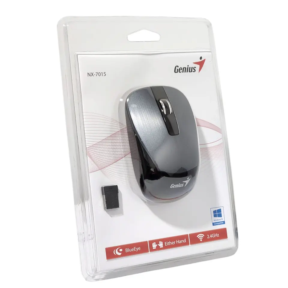 Mouse Inalámbrico Gris NX-7015 Genius  4