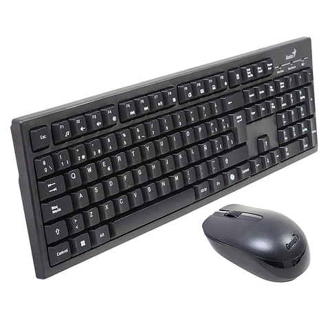 Kit Teclado y Mouse Inalámbrico KM-8101 Negro Genius