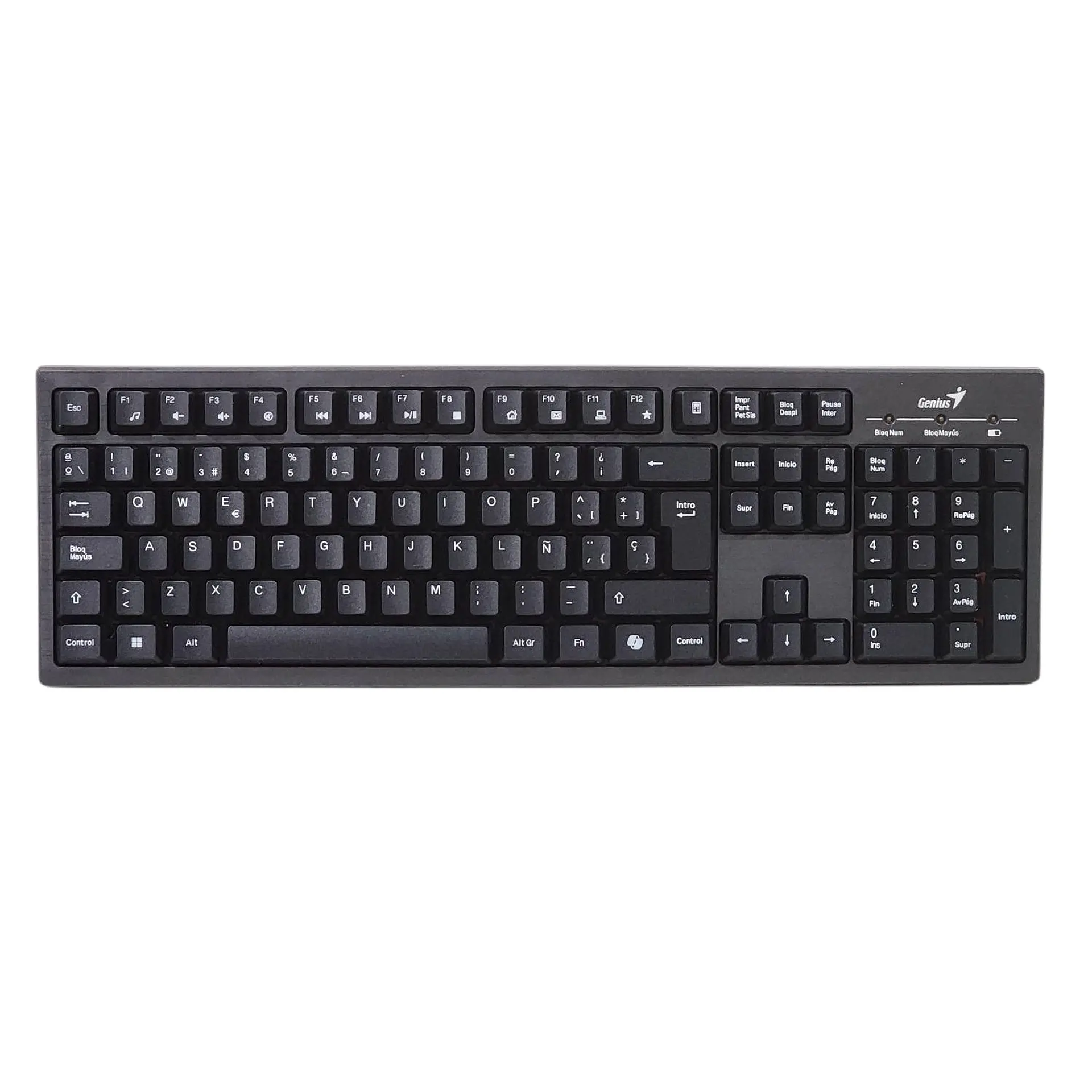 Kit Teclado y Mouse Inalámbrico KM-8101 Negro Genius 2