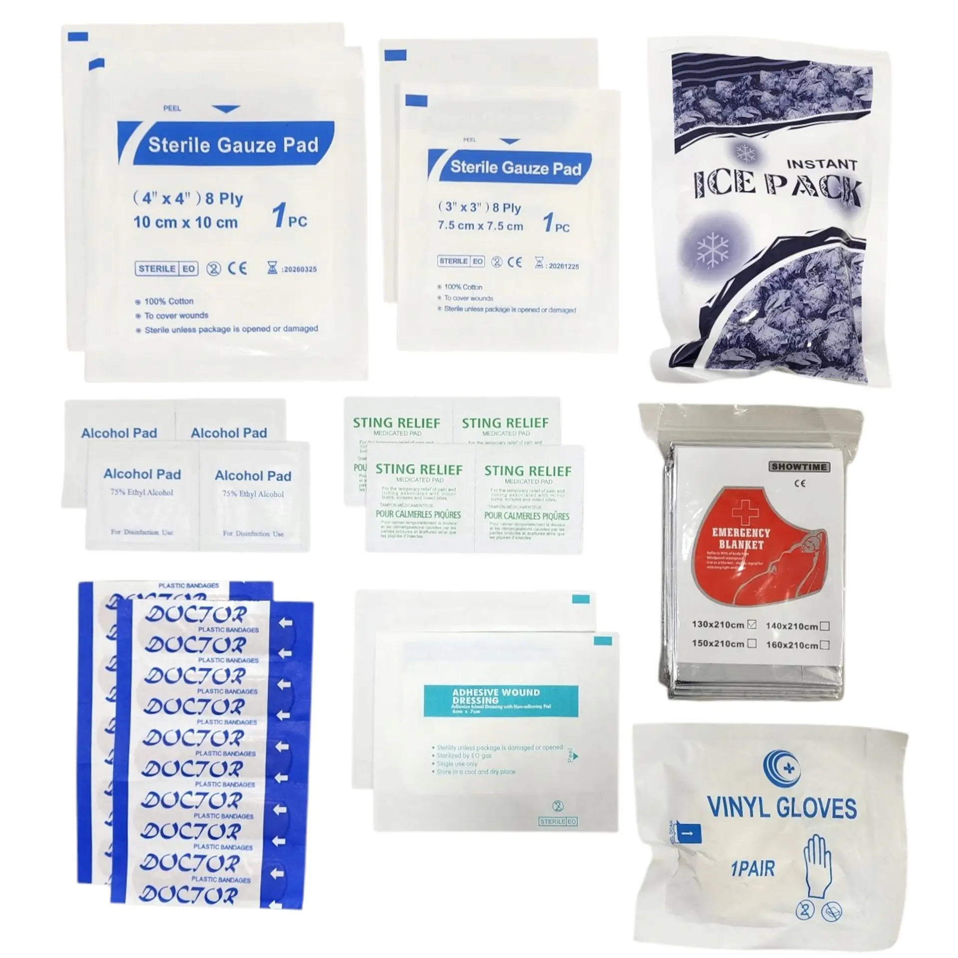 Bolso Botiquín de Primeros Auxilios + Insumos 16484 3