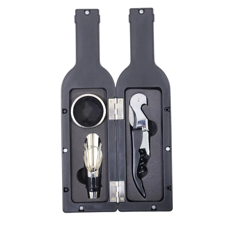 Set Accesorios Juego De Abridor Botellas Vino 3 Pz 16448 2