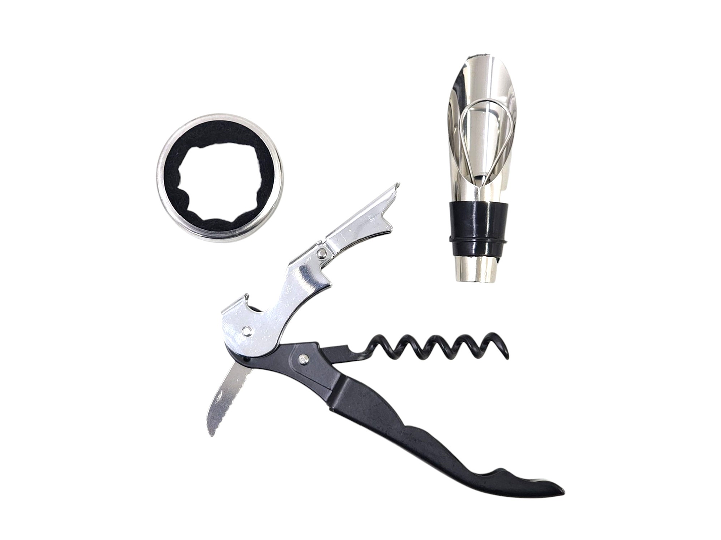 Set Accesorios Juego De Abridor Botellas Vino 3 Pz 16448 3