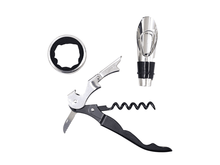 Set Accesorios Juego De Abridor Botellas Vino 3 Pz 16448 3