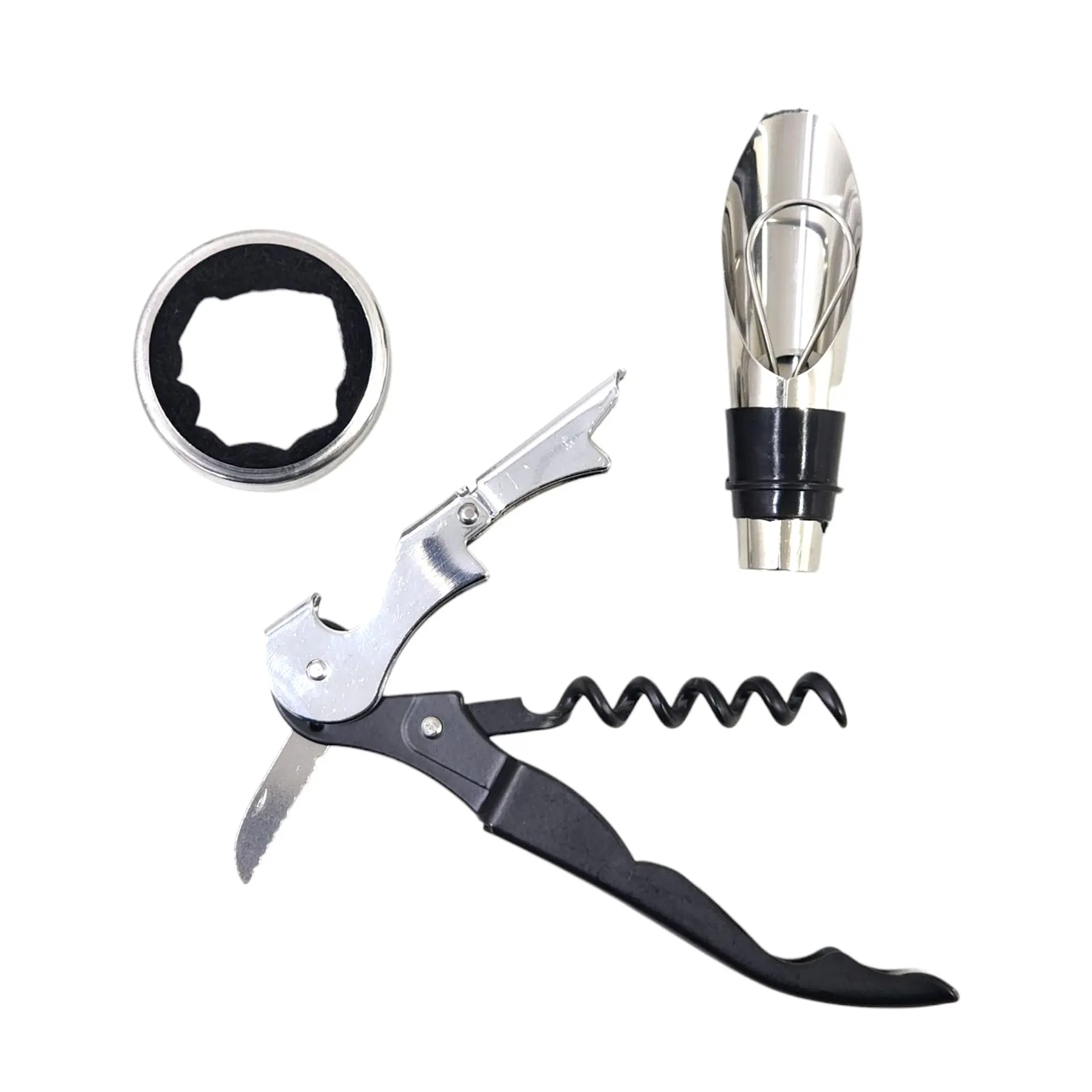 Set Accesorios Juego De Abridor Botellas Vino 3 Pz 16448 3