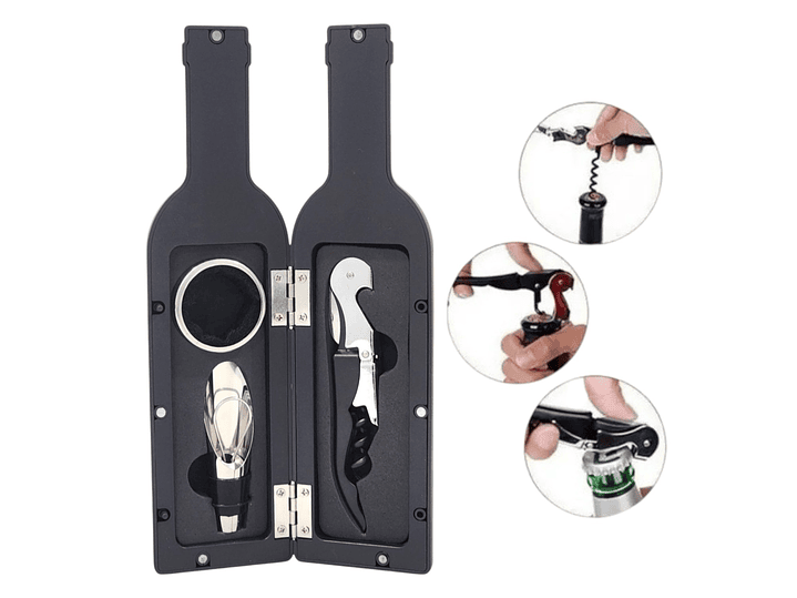 Set Accesorios Juego De Abridor Botellas Vino 3 Pz 16448 4