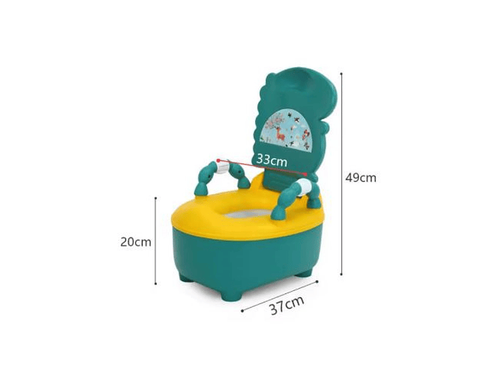 Pelela Bacinica Baño Infantil Para Niños Dinosaurio 16433 9