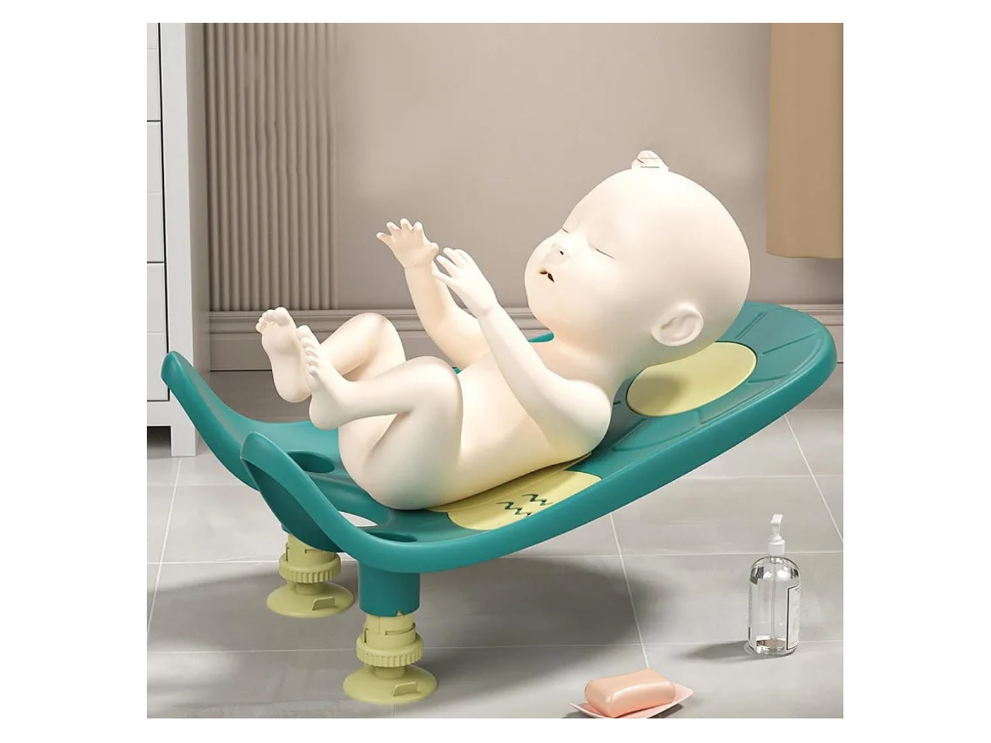 Soporte de baño para bañera de bebé Antideslizante 16177 8