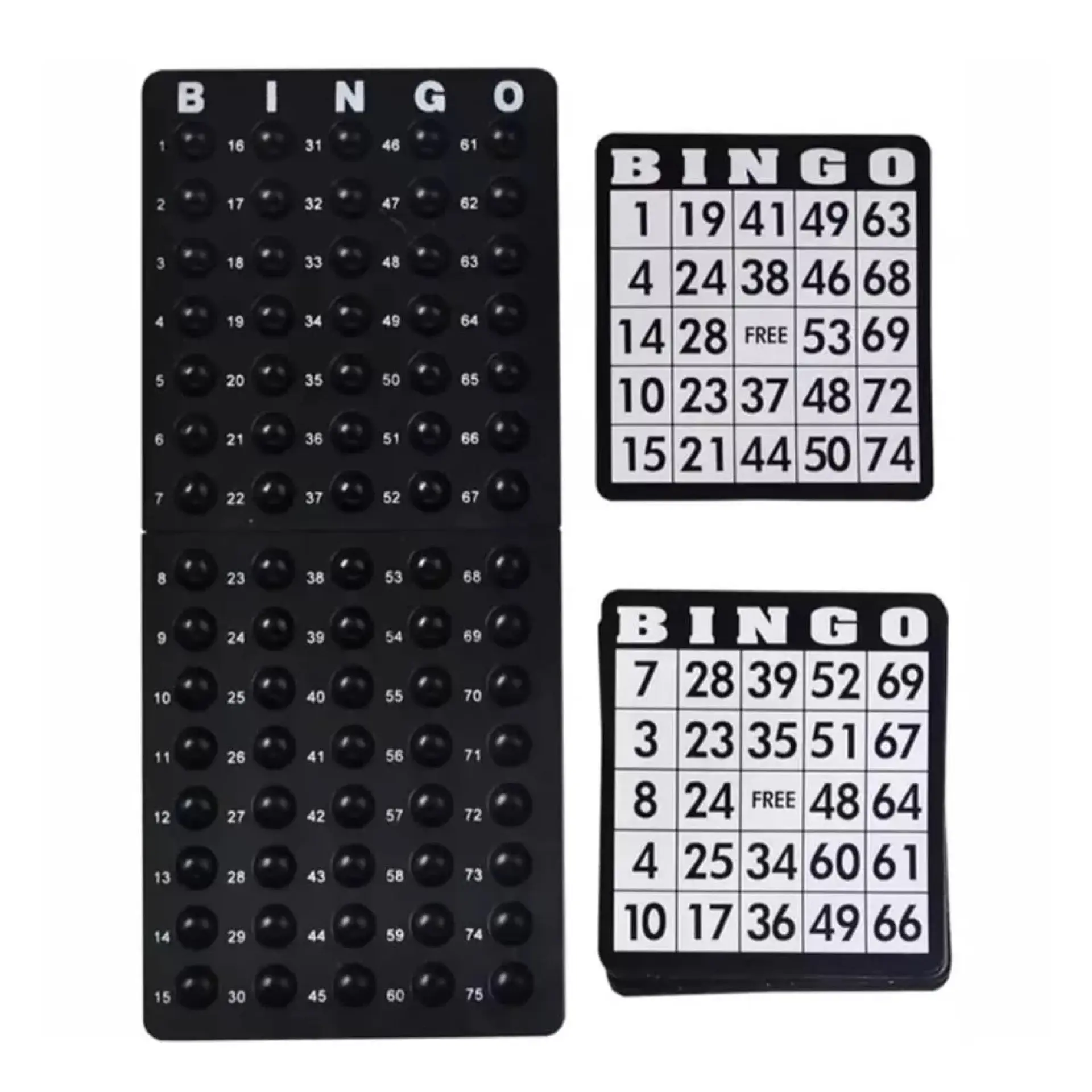 Juego de Bingo Profesional con Tómbola Metálica 56628 2