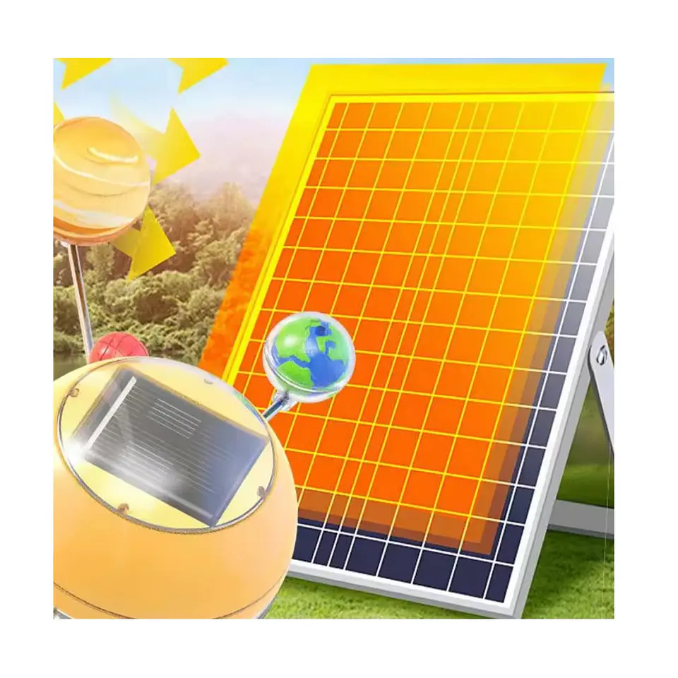 Kit Juego Armar y Pintar Sistema Solar Energía Solar 55632 4