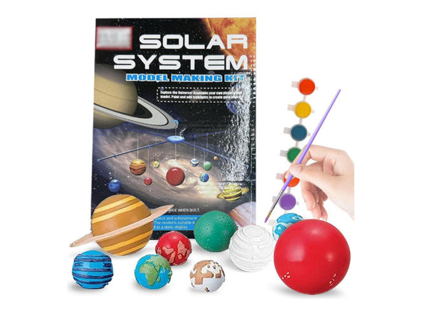 Kit Juego de Ciencia Para Armar y Pintar Sistema Solar 55631 1