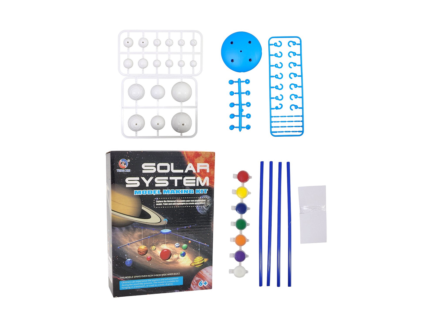 Kit Juego de Ciencia Para Armar y Pintar Sistema Solar 55631 2