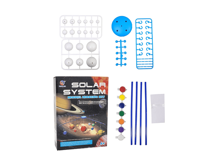 Kit Juego de Ciencia Para Armar y Pintar Sistema Solar 55631 2