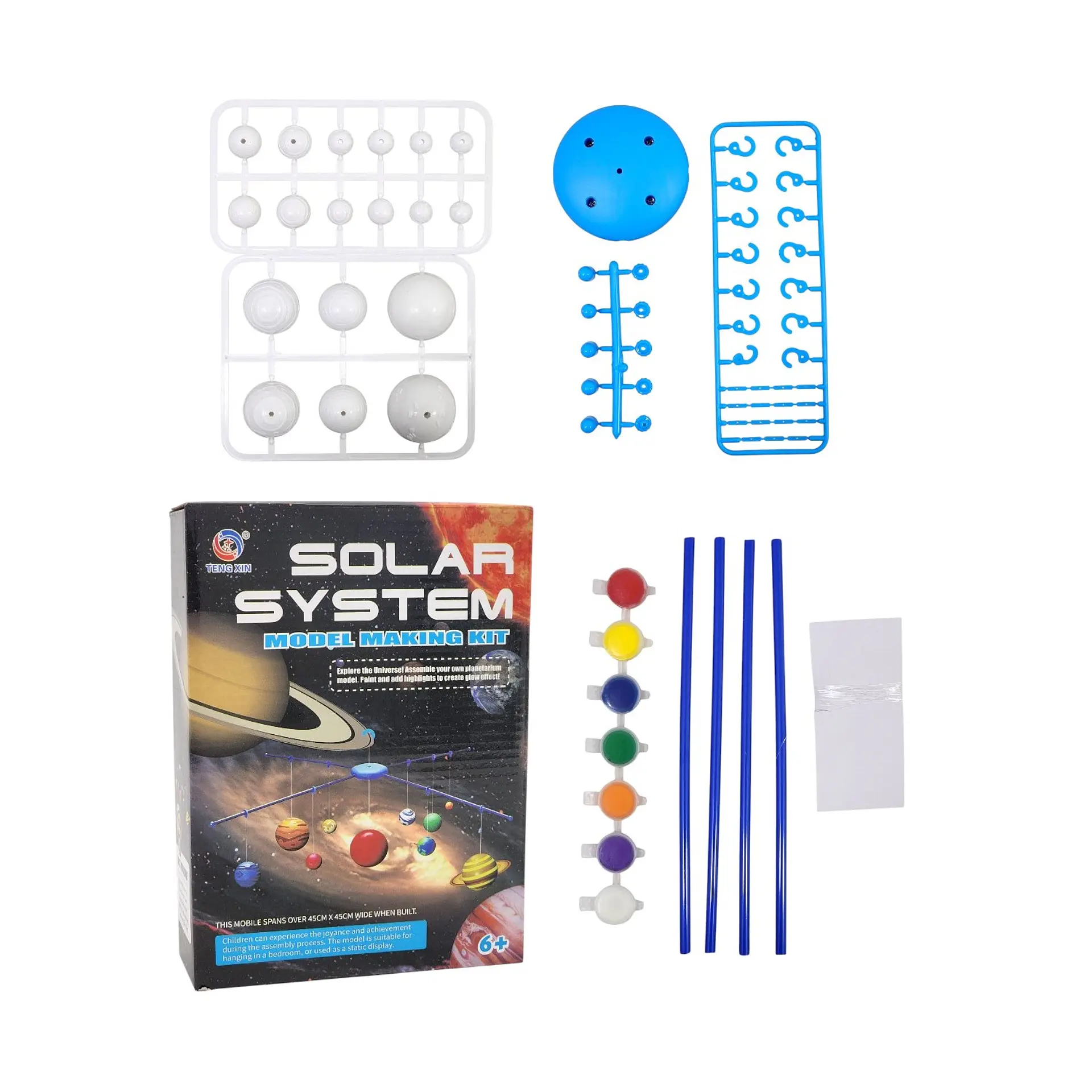 Kit Juego de Ciencia Para Armar y Pintar Sistema Solar 55631 2
