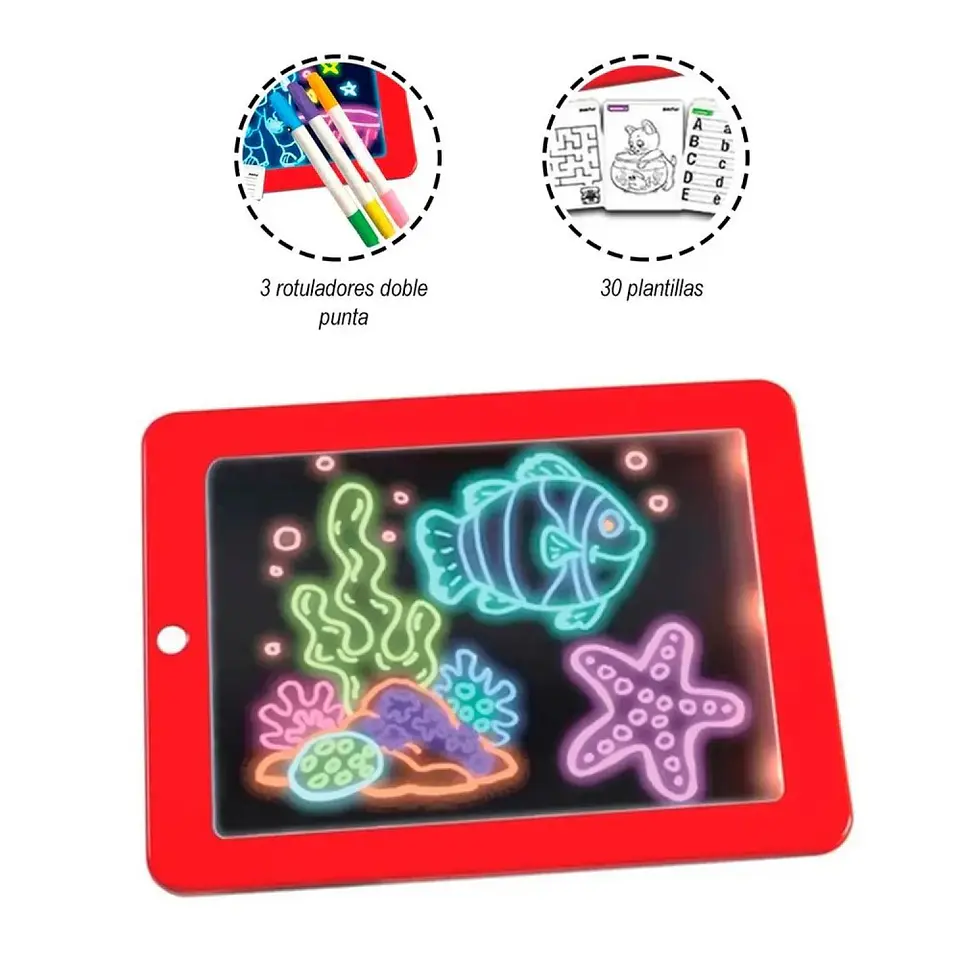 Pizarrón Mágico Deluxe Para Niños Juguete Didáctico 16352 3