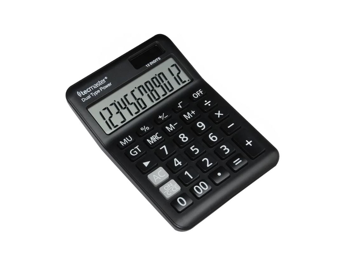 Calculadora Con Panel Solar 12 dígitos Tecmaster TM100558 2