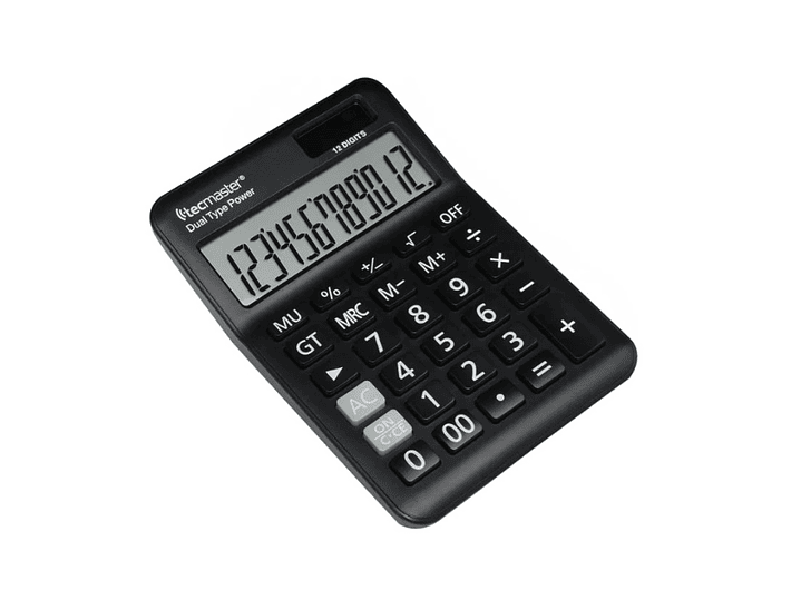 Calculadora Con Panel Solar 12 dígitos Tecmaster TM100558 2
