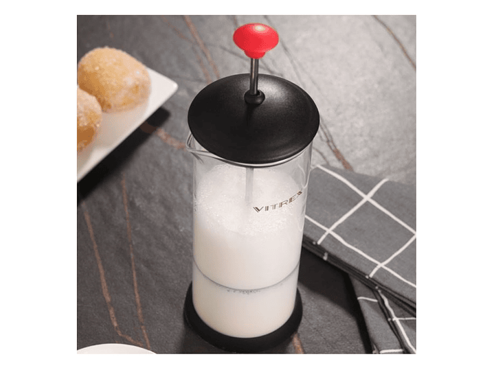 Espumador de leche de Vidrio Foam 450ml Vitrex 6