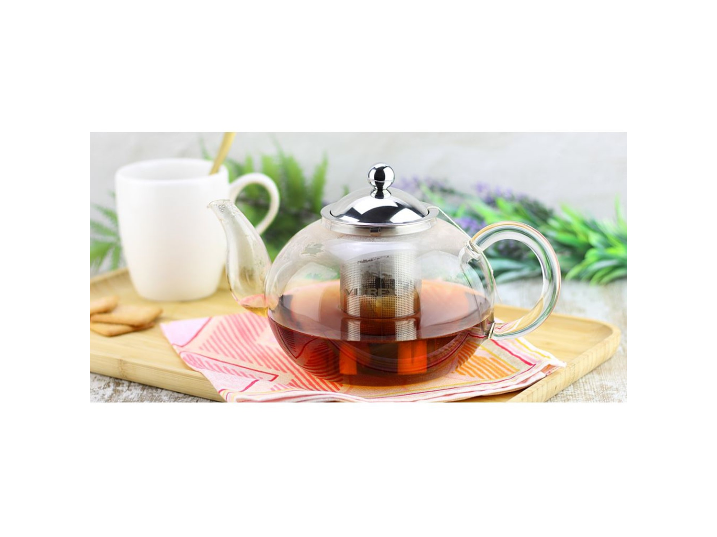 Tetera de Vidrio Mumbai 800ml Vitrex  4