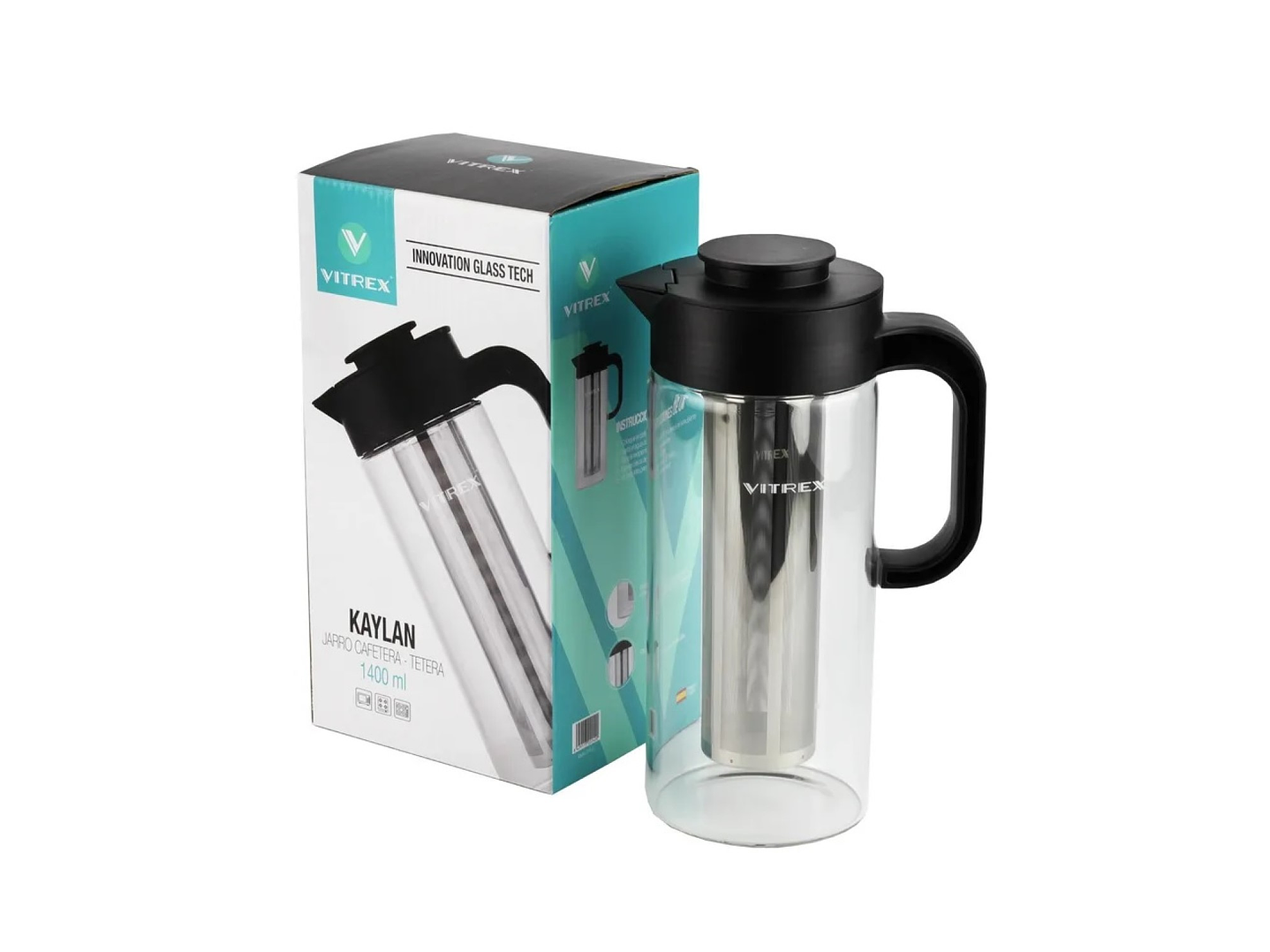 Jarra de Infusiones 900 ml Kaylan Vitrex 5