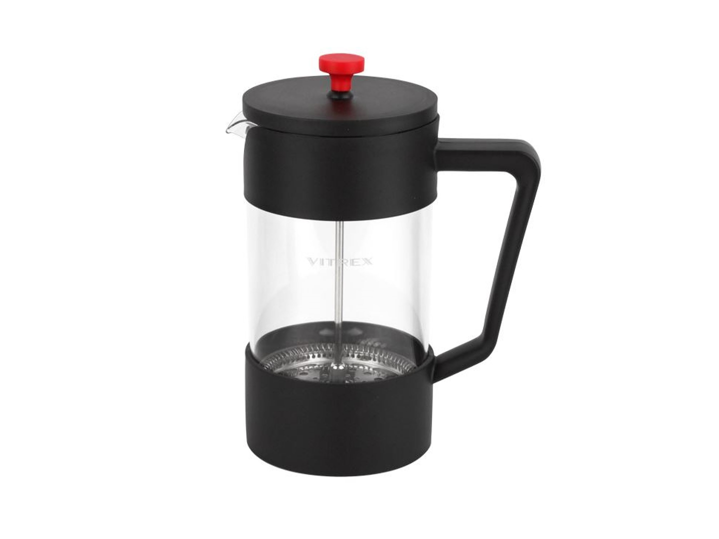 Cafetera de Embolo Francesa Robusta Vitrex 600 ml. 1