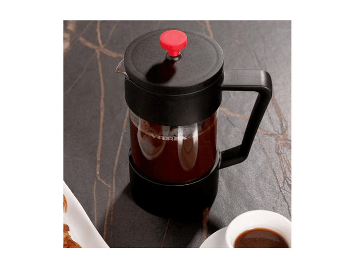 Cafetera de Embolo Francesa Robusta Vitrex 600 ml. 2