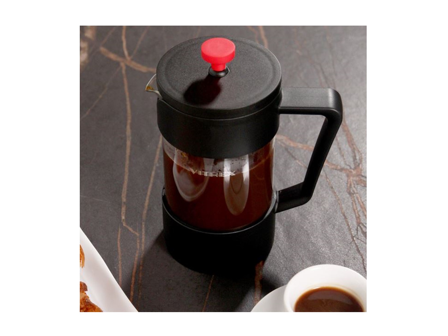 Cafetera de Embolo Francesa Robusta Vitrex 1000 ml. 2
