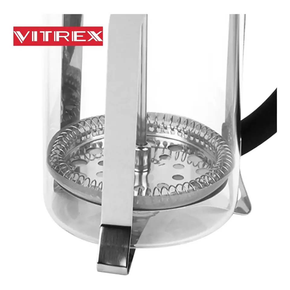 Cafetera de Embolo Chennai 600ml Vitrex 4