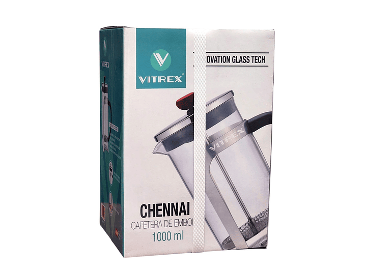 Cafetera de Embolo Chennai 1000 ml Vitrex 6