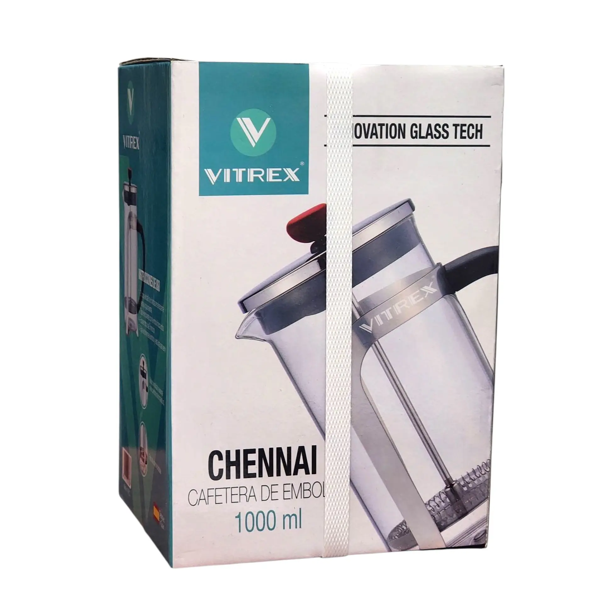 Cafetera de Embolo Chennai 1000 ml Vitrex 6
