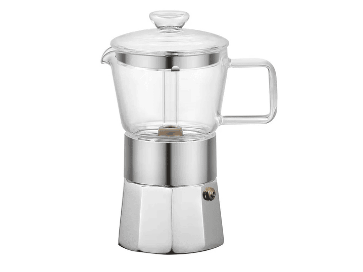 Cafetera Italiana 9 Tazas Crystal Vitrex 360 ml  5