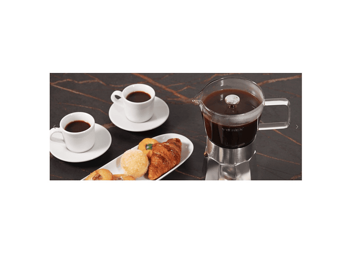 Cafetera Italiana 9 Tazas Crystal Vitrex 360 ml  6