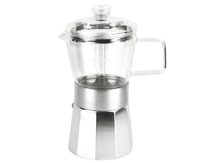 Cafetera Italiana 6 Tazas Crystal Vitrex 240 ml  2