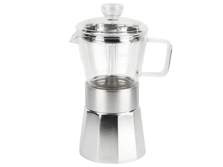 Cafetera Italiana 6 Tazas Crystal Vitrex 240 ml  3