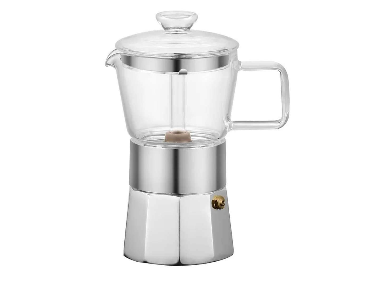 Cafetera Italiana 6 Tazas Crystal Vitrex 240 ml  5