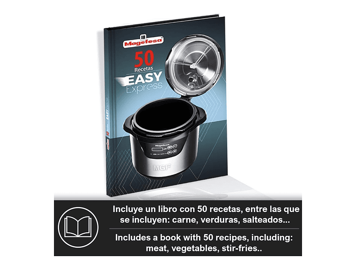 Olla a Presión Eléctrica Magefesa Easy Express 6L MGF6402 8