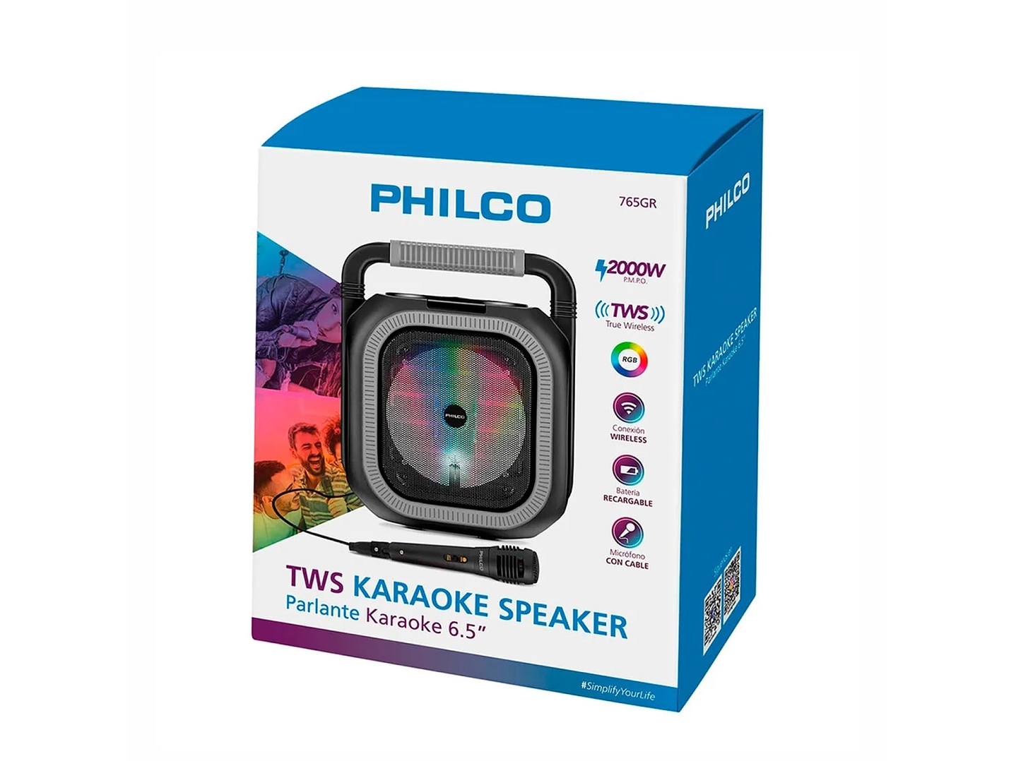 Parlante Portátil Karaoke TWS 6.5