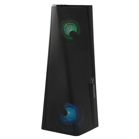 Parlante Portátil Bt 265bk Tower Rgb Philco Negro