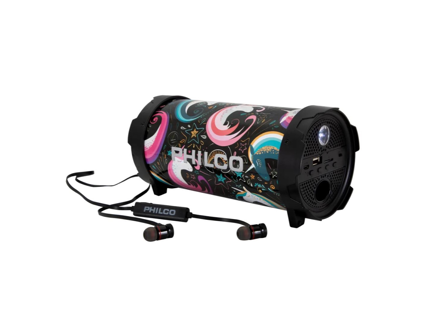 Kit Parlante Diseño Unicornio + Audífonos Bt Px56u Philco 1