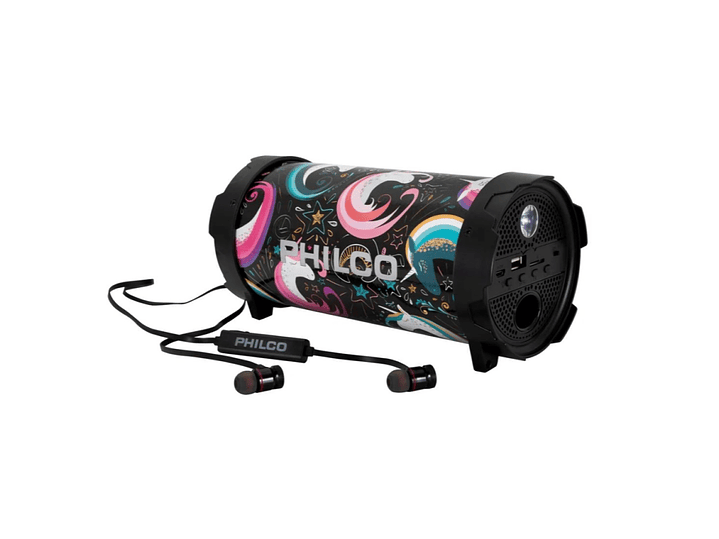 Kit Parlante Diseño Unicornio + Audífonos Bt Px56u Philco 1