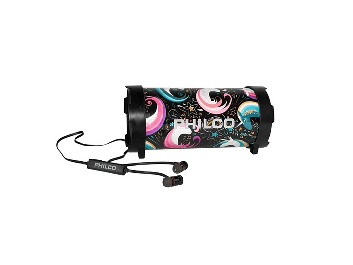 Kit Parlante Diseño Unicornio + Audífonos Bt Px56u Philco 2